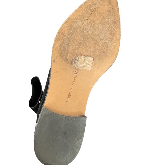 REBECCA MINKOFF “Madysin” Black suede ankle booties Size 8 - Picture 8 of 8